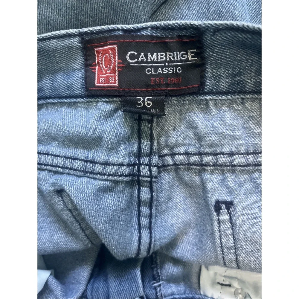 Vintage Men's‎ Size 36 Cambridge Classic Denim Shorts, Medium Wash